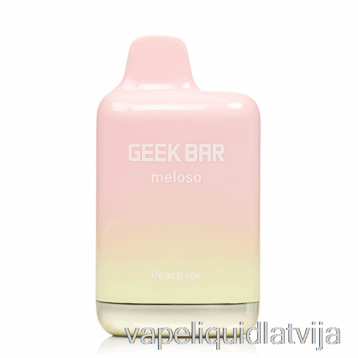 Geek Bar Meloso Max 9000 Vienreizējās Lietošanas Persiku Ledus Vape šķidrums